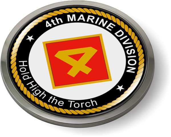 USMC - 4th Marine Division Emblem